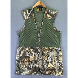 Browning Vest Large Green Realtree Edge Camo Mesh Upland Game Hunting Trapping